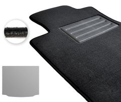 Двошарові килимки Optimal для Audi Q3 (mkII)(з дворівневою підлогою)(верхнє положення)(багажник) 2018→