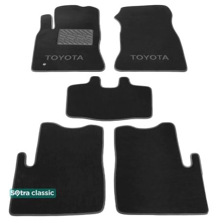 Двошарові килимки Sotra Classic Grey для Toyota RAV4 (mkII)(5-дв.) 2000-2005 - Фото 1