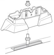 Монтажный комплект Thule 7141 для Mazda 5 (mkII-mkIII) 2004-2018 / Biante (mkI) 2008-2018; Nissan Lafesta (mkII) 2011-2018 - Фото 2