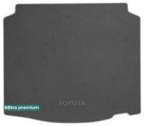 Двошарові килимки Sotra Premium Grey для Toyota Corolla Cross (mkI)(нижній рівень)(багажник) 2020→ - Фото 1