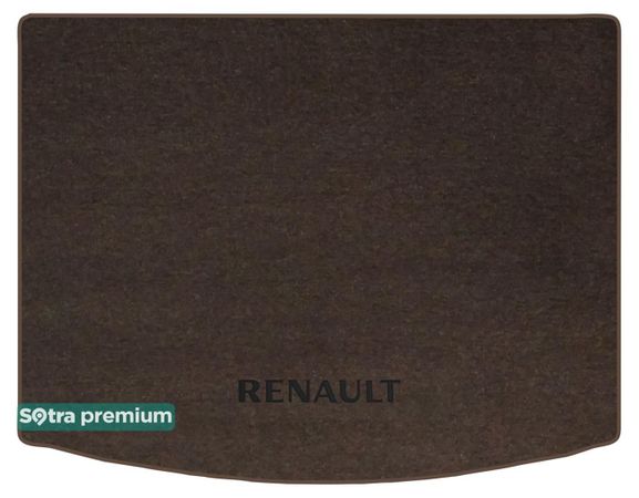 Двошарові килимки Sotra Premium Chocolate для Renault Koleos (mkII)(багажник) 2016→ - Фото 1