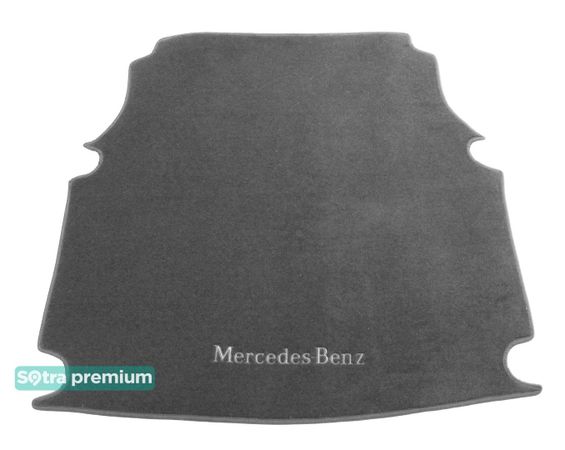 Двошарові килимки Sotra Premium Grey для Mercedes-Benz CLS-Class (C218)(багажник) 2011-2017 - Фото 1
