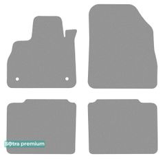 Двухслойные коврики Sotra Premium Grey для Renault Espace (mkV)(1-2 ряд) 2015→