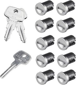 К-т ключей с личинками Yakima SKS Lock 10 Cores Pack - Фото 1