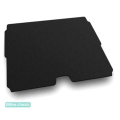 Двухслойные коврики Sotra Classic Black для Peugeot 3008 (mkI)(верхний уровень)(багажник) 2008-2016