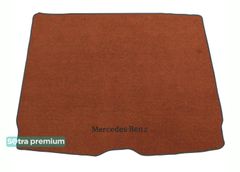 Двухслойные коврики Sotra Premium Terracotta для Mercedes-Benz GLC-Class (X253)(не гибрид)(без ниши справа)(багажник) 2015-2022