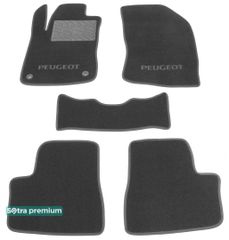 Двухслойные коврики Sotra Premium Grey для Peugeot 2008 (mkI) 2013-2019