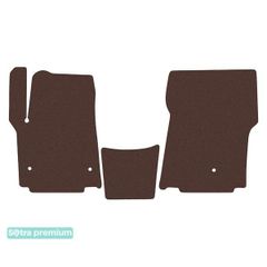 Двошарові килимки Sotra Premium Chocolate для Hyundai Staria (mkI)(1 ряд) 2021→