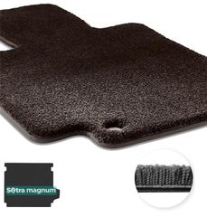 Двошарові килимки Sotra Magnum Black для Land Rover Range Rover Sport (mkII)(5 місць)(з вирізами під сетку)(багажник) 2013-2022