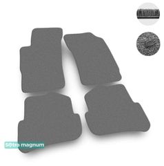 Двошарові килимки Sotra Magnum Grey для Audi A1/S1 (mkI) 2010-2018