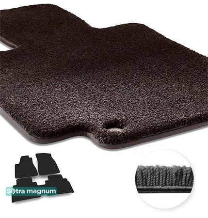 Двошарові килимки Sotra Magnum Black для Lexus RX (mkII)(підлокітник зсунутий уперед) 2003-2008 - Фото 1