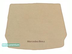 Двухслойные коврики Sotra Premium Beige для Mercedes-Benz GLC-Class (С253)(купе)(гибрид)(багажник) 2017-2022