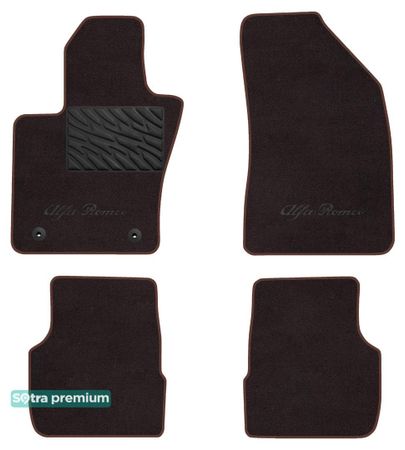 Двошарові килимки Sotra Premium Chocolate для Alfa Romeo Tonale (mkI) 2022→ - Фото 1