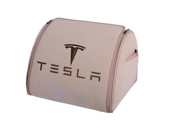 Органайзер в багажник Tesla Medium Beige - Фото 1