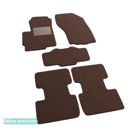 Двошарові килимки Sotra Premium Chocolate для Peugeot 4008 (mkI) 2012-2017 - Фото 1