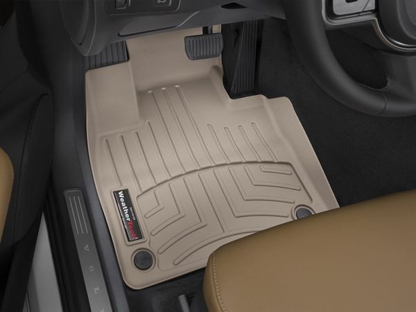 Коврики Weathertech Beige для Volvo XC90 (mkII)(not hybrid)(6 seats)(1-2-3 row) 2020→ - Фото 2