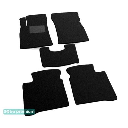 Двошарові килимки Sotra Premium Black для Kia Optima / Magentis (mkI) 2000-2005 - Фото 1