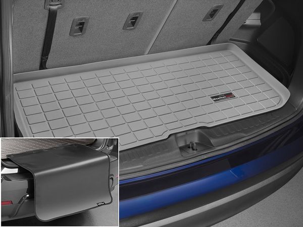 Килимок из захистом WeatherTech Grey для Honda Pilot (mkIII)(trunk behind 3 row) 2016→ - Фото 2