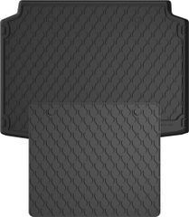 Гумовий килимок у багажник Gledring для Peugeot 308 (mkII)(хетчбек) 2013-2021 (багажник із захистом)