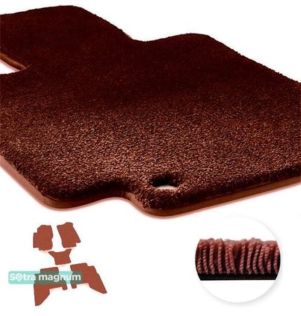 Двошарові килимки Sotra Magnum Red для Nissan Pathfinder (mkIII)(R51)(1-2 ряд) 2005-2010 - Фото 1