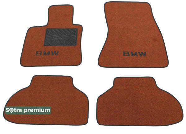 Двошарові килимки Sotra Premium Terracotta для BMW X6 (F16) 2015-2019 - Фото 1