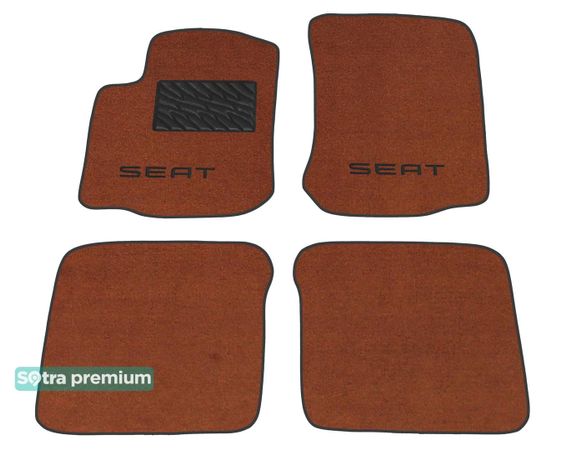 Двошарові килимки Sotra Premium Terracotta для Seat Toledo (mkII) 1998-2005 - Фото 1