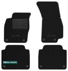 Двошарові килимки Sotra Classic Black для Audi A8 (D5) 2017→ АКПП