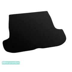 Двошарові килимки Sotra Premium Black для Hyundai Terracan (mkI)(багажник) 2001-2007