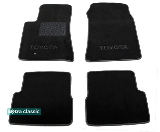 Двошарові килимки Sotra Classic Black для Toyota Celica (mkVII) 2002-2006 - Фото 1