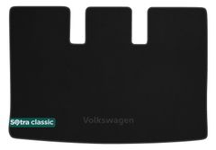 Двухслойные коврики Sotra Classic Black для Volkswagen Caravelle (T5;T6)(L1)(багажник) 2003→