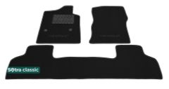 Двухслойные коврики Sotra Classic Black для Chevrolet Suburban (mkXI)(1-2 ряд) 2015-2020