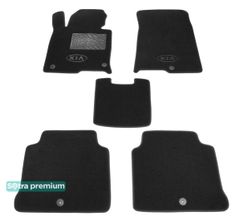 Двошарові килимки Sotra Premium Black для Kia Optima (mkIV) 2015-2020 (USA)