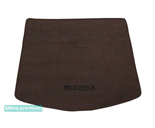 Двухслойные коврики Sotra Premium Chocolate для Mazda CX-5 (mkI)(багажник) 2012-2017 - Фото 1