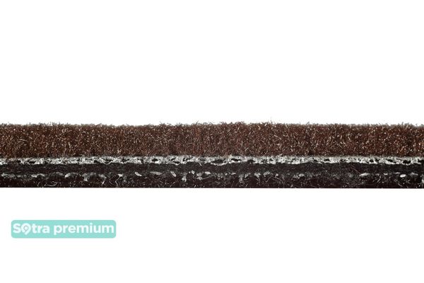 Двухслойные коврики Sotra Premium Chocolate для Kia Carnival (mkIII)(1 ряд) 2014-2021 - Фото 10