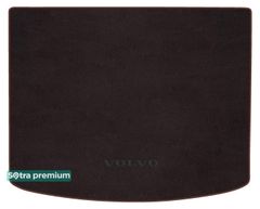 Двухслойные коврики Sotra Premium Chocolate для Volvo V40 (mkII)(D2,D3,D4)(верхний уровень)(багажник) 2018-2019