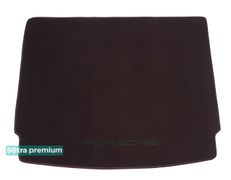 Двошарові килимки Sotra Premium Chocolate для Porsche Cayenne (mkII)(багажник) 2010-2017 - Фото 1