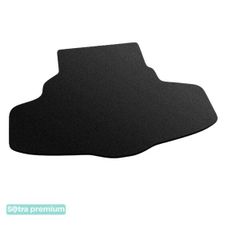 Двухслойные коврики Sotra Premium Black для Infiniti G (mkIV)(багажник) 2006-2013