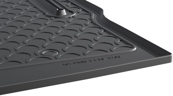 Гумовий килимок у багажник Gledring для BMW 3-series (F30; F80)(седан) 2012-2019 (багажник із захистом) - Фото 4