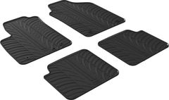 Гумові килимки Gledring для Fiat 500 (mkI)(4 кліпси) 2013→
