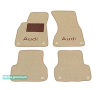 Двошарові килимки Sotra Premium Beige для Audi A7/S7/RS7 (mkI) 2010-2018 - Фото 1