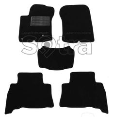 Двошарові килимки Sotra Custom Premium Black для Toyota Land Cruiser Prado (J150)(1-2 ряд) 2009-2013