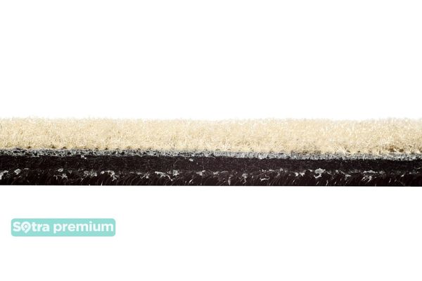 Двошарові килимки Sotra Premium Beige для Mercedes-Benz V-Class (W447)(2 ряд дивиться назад - 2+1)(3 ряд - 1+1)(зі столиком)(2-3 ряд) 2014→ - Фото 5