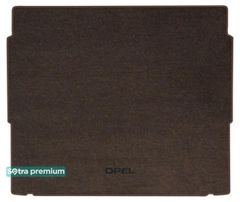Двухслойные коврики Sotra Premium Chocolate для Opel Grandland (mkI)(верхний уровень)(багажник) 2017→
