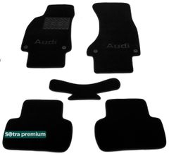 Двошарові килимки Sotra Premium Black для Audi A4/S4/RS4 (mkIV)(B8) 2008-2016