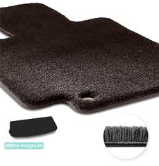 Двошарові килимки Sotra Magnum Black для Dodge Journey (mkI)(розкладений 3 ряд)(багажник) 2009-2020