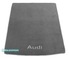 Двухслойные коврики Sotra Premium Grey для Audi A6/S6/RS6 (mkII)(C5)(универсал)(багажник) 1998-2004