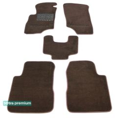 Двошарові килимки Sotra Premium Chocolate для Mitsubishi Outlander (mkI) 2001-2008