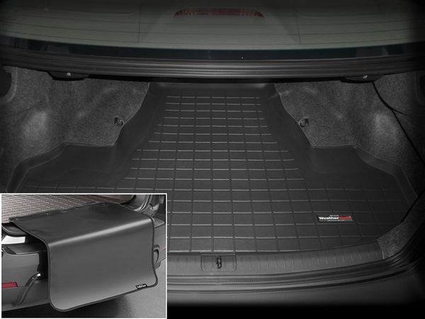 Килимок из захистом WeatherTech Black для Acura TSX (mkII)(sedan)(trunk) 2009-2014 - Фото 2