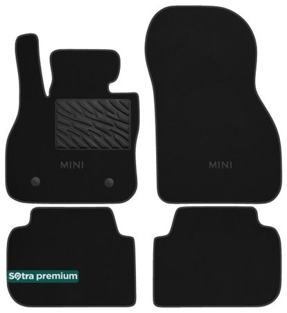 Двошарові килимки Sotra Premium Black для Mini Clubman (mkI)(R55) 2007-2014 - Фото 1