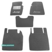 Двошарові килимки Sotra Premium Grey для Jeep Cherokee (mkII)(XJ) 1998-2001 - Фото 1